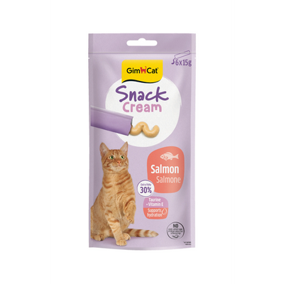 Gimcat Snack Cream Salmon Kedi Ödülü 6x15gr
