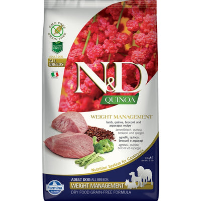N&D Kinoa Weight Man. Kuzu Dog Köpek Maması 2.5 Kg