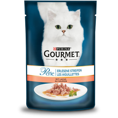 Gourmet Perle Izgara Somonlu Yaş Kedi Maması 85gr