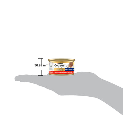 Gourmet Gold Kıyılmış Sığır Etli 85gr Yaş Kedi Konservesi