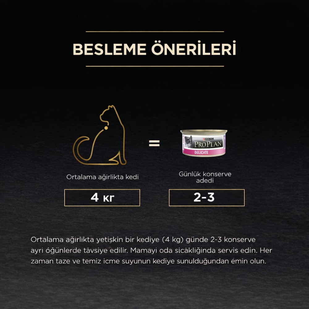 Pro Plan Delicate Hindili Kedi Konserve 85gr