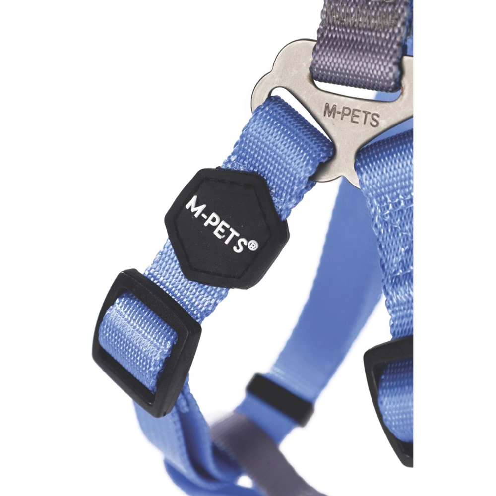 M-Pets Gentle Dog Triangle Göğüs Tasması Blue (M)