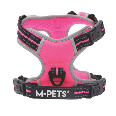M-Pets Hıkıng Reflektörlü Soft Sırt Tasması Pınk (XL)