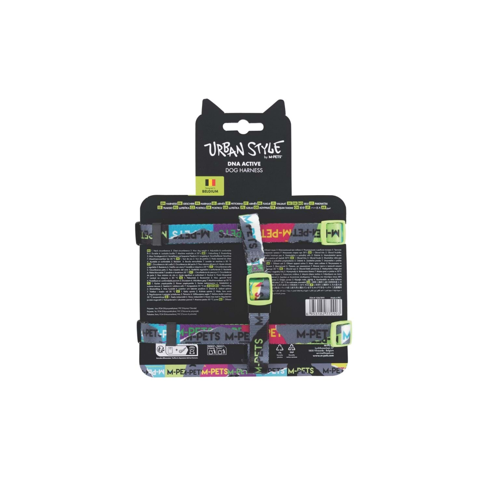 M-Pets Urban Style Dna Active Köpek Göğüs Tasması (XS)