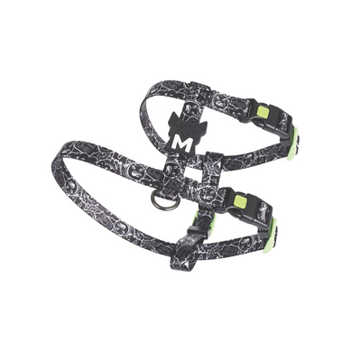 M-Pets Urban Style Black/White Active Köpek Göğüs Tasması (S)