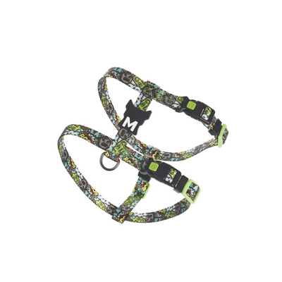M-Pets Urban Style Multicolor Active Köpek Göğüs Tasması (XS)