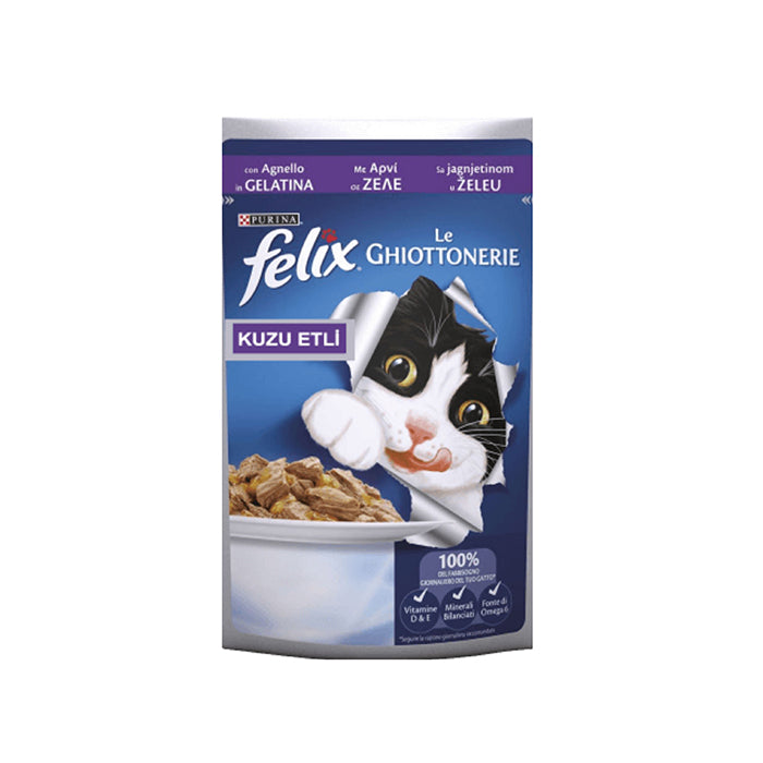 Purina Felix Kuzu Etli Yetişkin Islak Kedi Maması 85gr