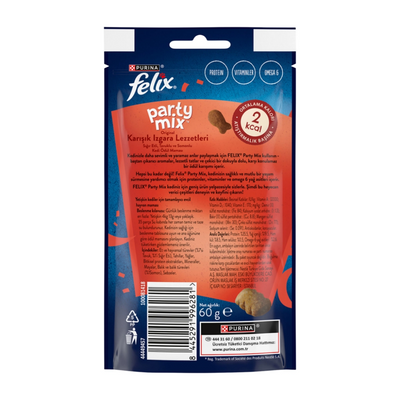 Felix Party Mix Karışık Izgara Lezzet Ödül Maması 60gr