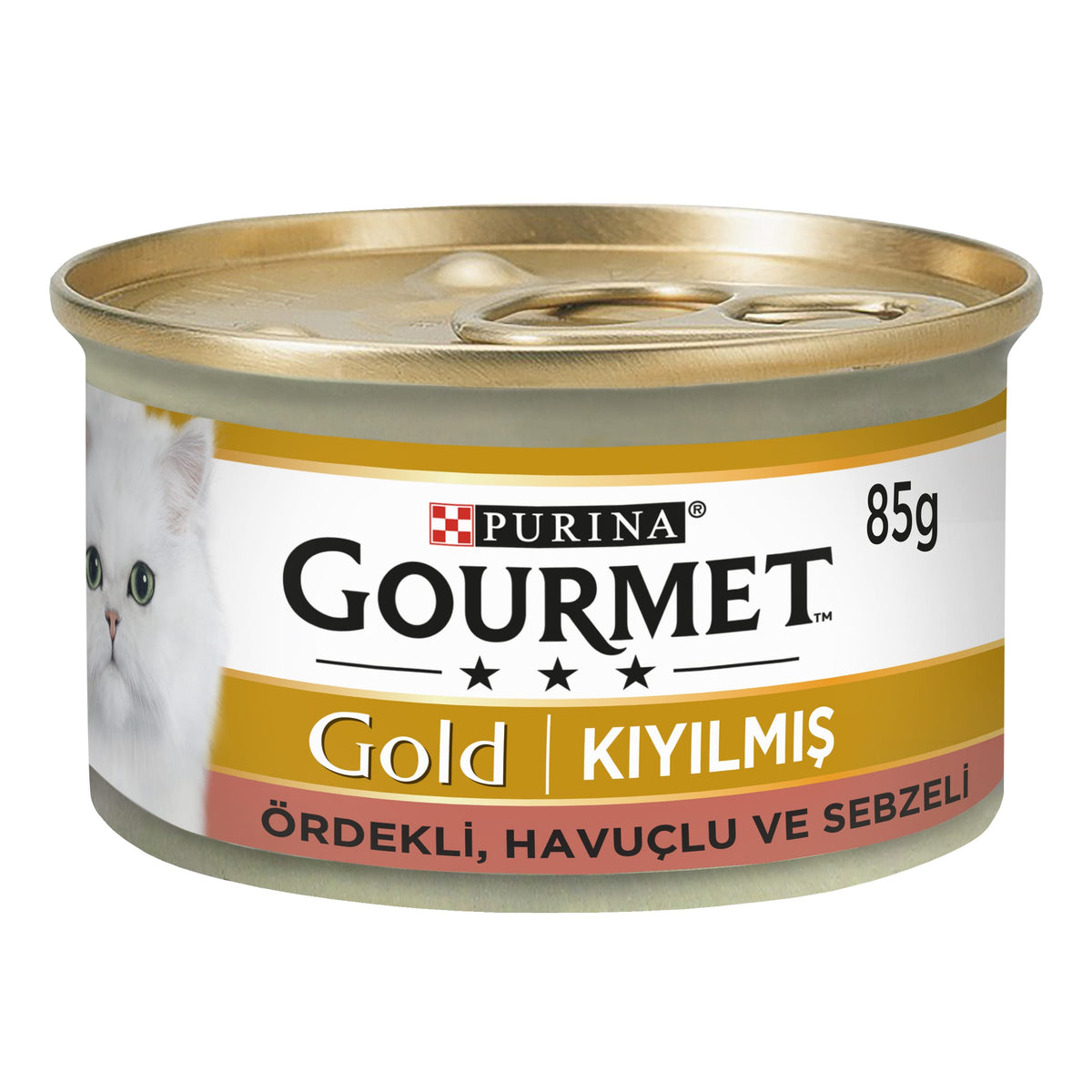 Gourmet Gold Kıyılmış Ördek&Havuç&Ispanak 85gr Yaş Kedi Konservesi