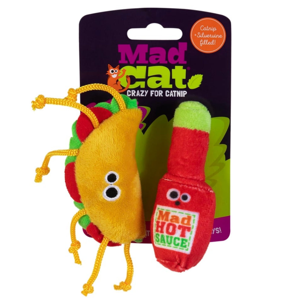 Mad Car Taco Tuesday Kedi Otlu ve Matatabili 2'li Kedi Oyuncağı