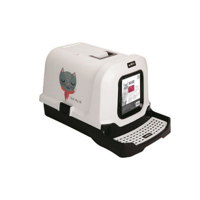M-Pets Suez Love/Cat Kapalı Kedi Tuvaleti 69x42x41cm
