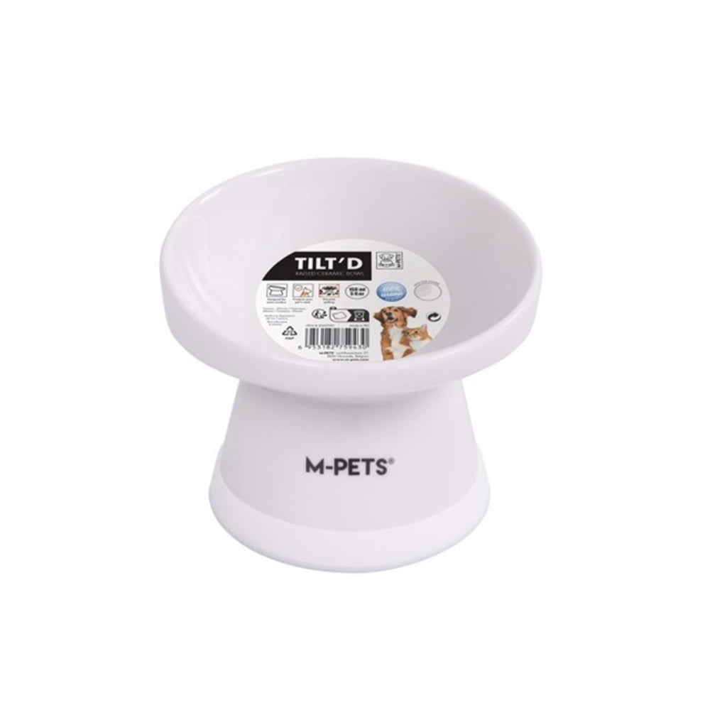 M-Pets Tıltd Seramik Mama Kabı 150ml White