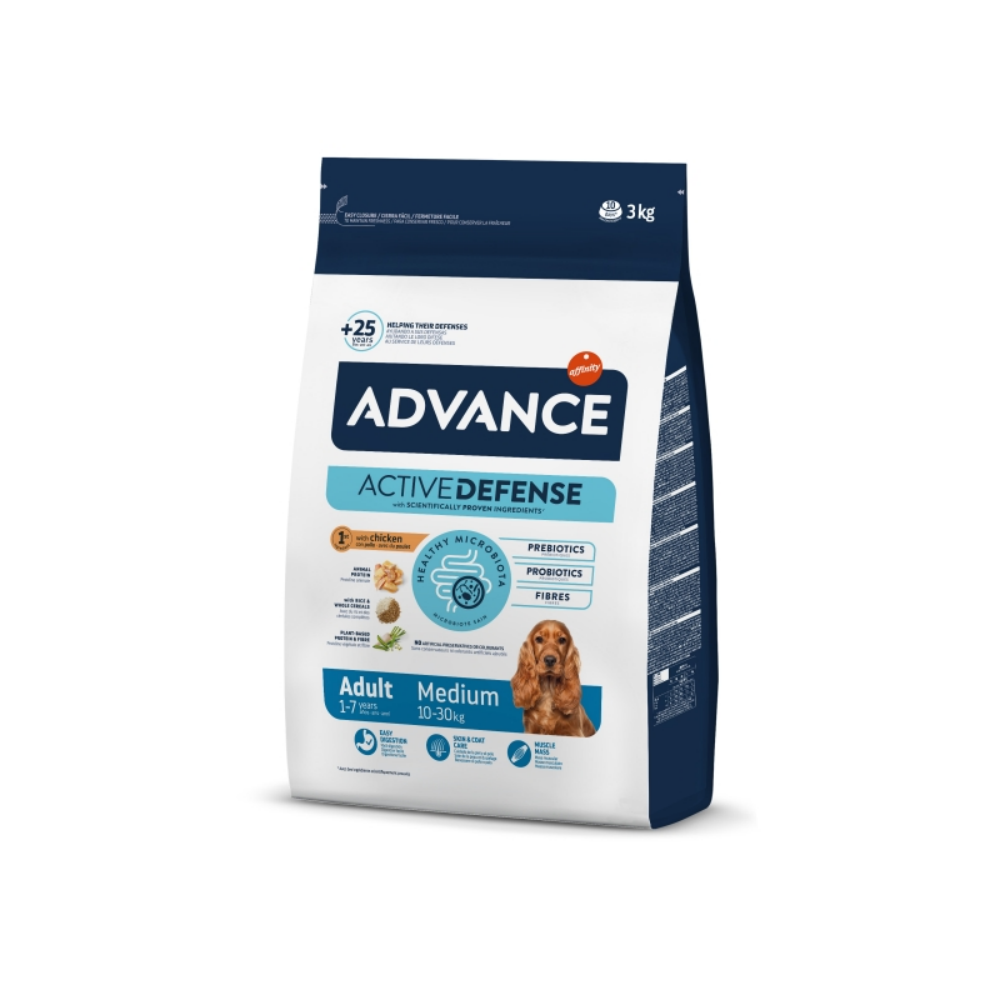 Advance Tavuklu 3 Kg Medium Yetişkin Kuru Köpek Maması