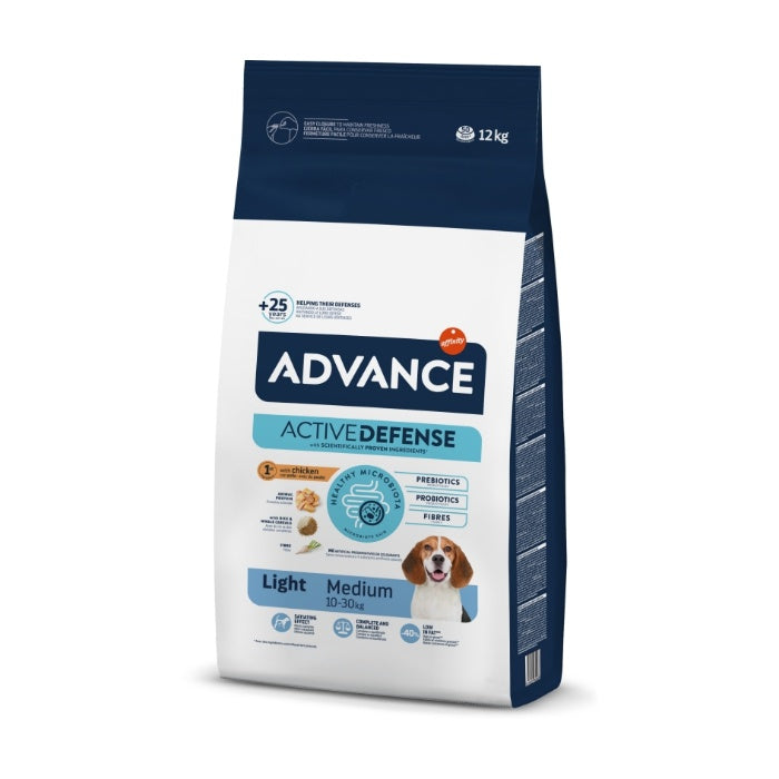 Advance Dog Medium Light Tavuklu 12 Kg Yetişkin Kuru Köpek Maması