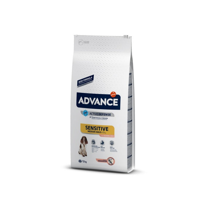 Advance Sensitive Somonlu 12 Kg Medium Yetişkin Kuru Köpek Maması