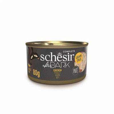 Schesir After Dark Tavuk Pate Yetişkin Kedi Konservesi 80g
