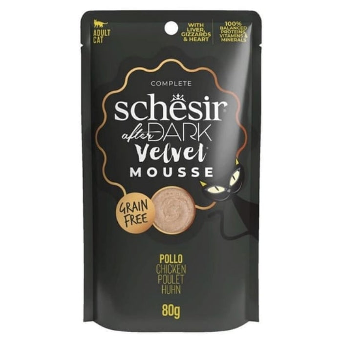 Schesir After Dark Tavuk Mus Yetişkin Kedi Pouch 80g