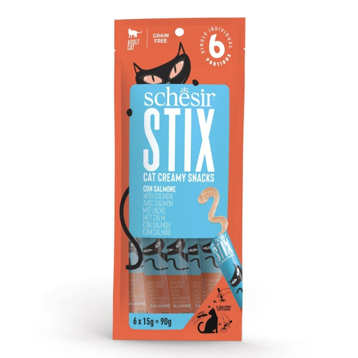 Schesir Stix Somonlu Krem Ödül Maması 6x15g