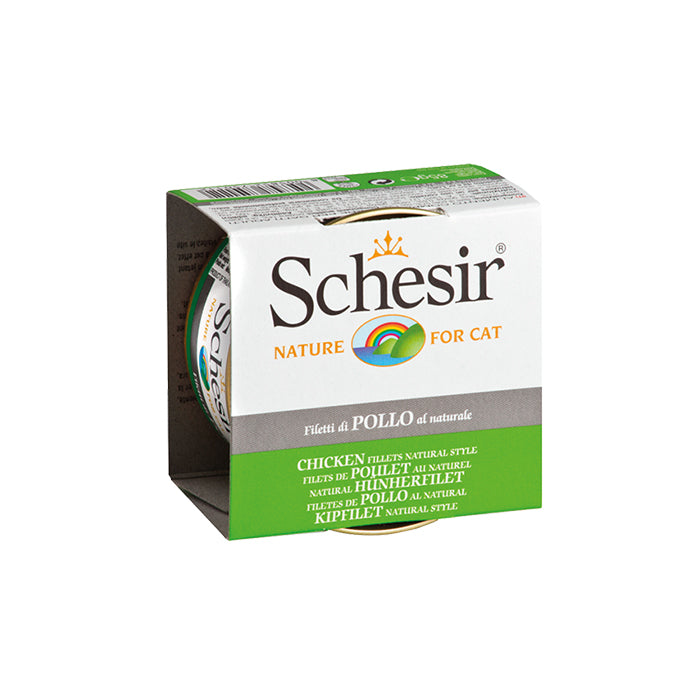 Schesir Tavuk Filetolu Pişirme Suyunda Yetişkin Kedi Konservesi 85g