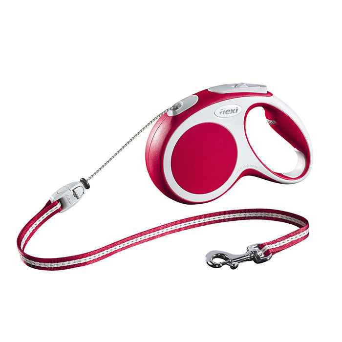 Flexi Vario Medium 5m İp Gezdirme Kırmızı