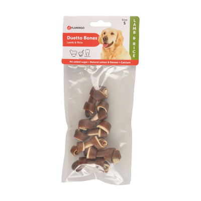 Flamingo Duetto Kemik Kuzulu&Pirinçli Köpek Ödülü Small 6'lı