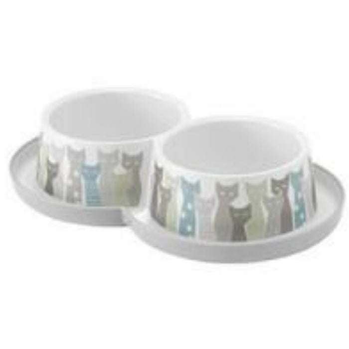 Moderna Trendy İkili Mama Kabı Maasaı 2x350ml