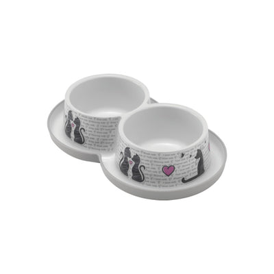 Moderna Trendy İkili Mama Kabı Love 2X350ml