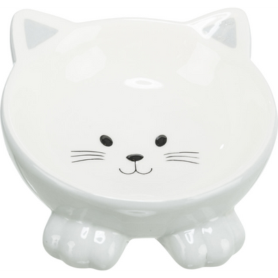 Trixie Yükseltilmiş Seramik Kedi Mama Kabı 0,15 L, 14 Cm Çeşitli Renklerde