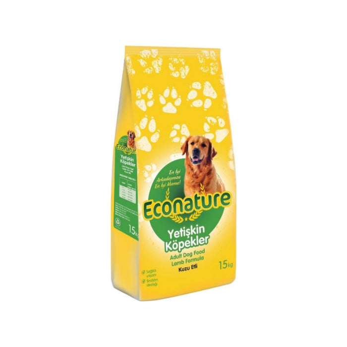 Econature Plus Yetişkin Kuru Köpek Maması (Adult Dog) Kuzu Etli 15KG