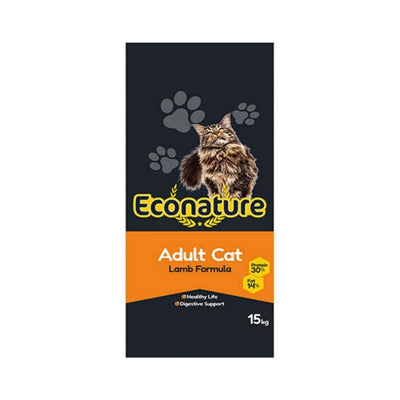 Econature Plus Yetişkin Kuru Kedi Maması (Adult Cat) Kuzu Etli 15KG
