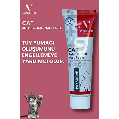 VETDELUXE Antihairball Malt Paste 100gr