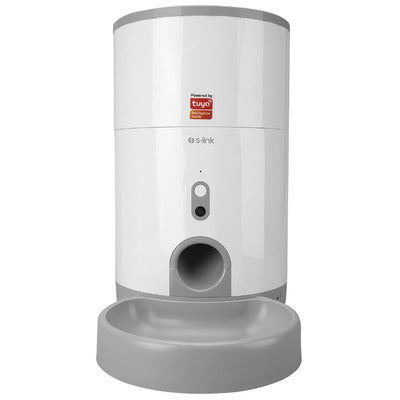 S-Link Swapp SL-21 Otomatik Yem Kabı 2.6L Kapasite 720P Kamera Porsiyon Kontrollu Kedi Köpek Besleyici Wifi TUYA Destekl