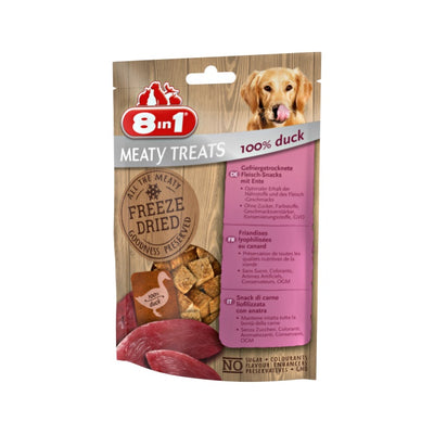 8IN1 Meaty Treats Freeze Dried Köpek Ödül Maması - Ördekli - 50GR
