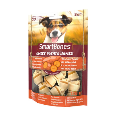 SmartBones Köpek Ödül Kemiği Tatlı Patatesli Mini (8li) 128g