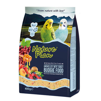 Nature Plan Kabuksuz Muhabbet Kuşu Yemi 400gr