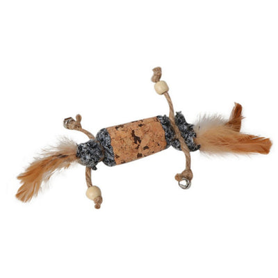 Eastland Çıngıraklı Tüylü Mantar Kedi Oyuncağı 9.5x3.5cm