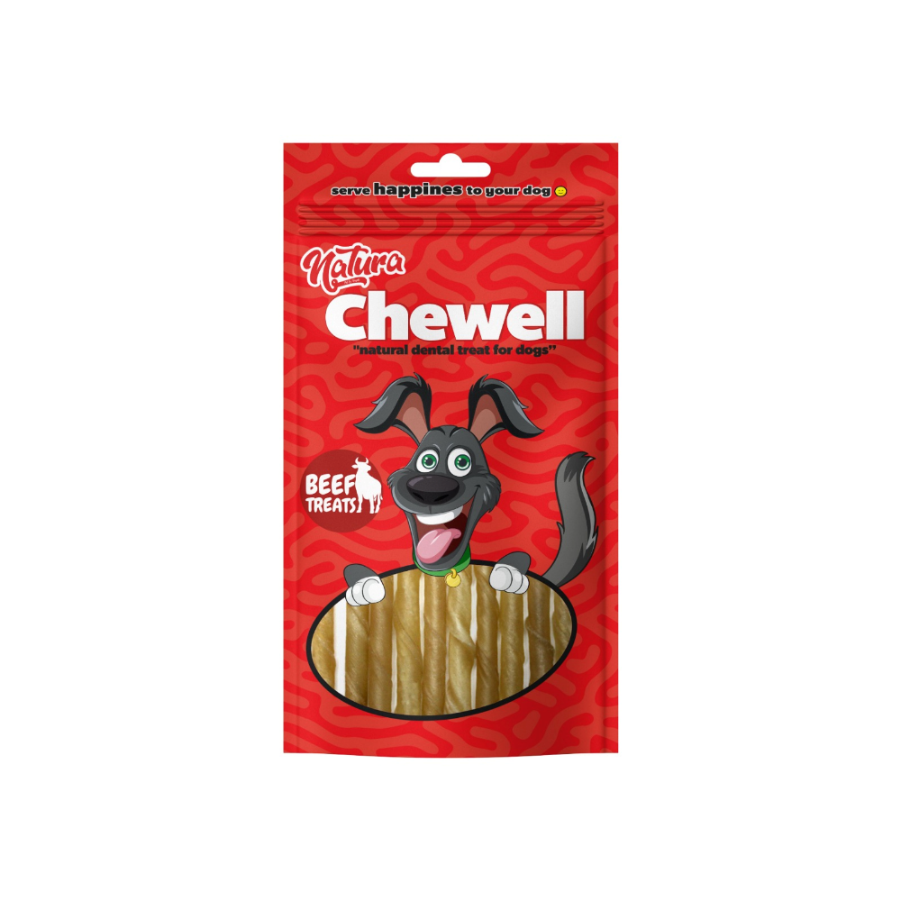 Eco Natura Pet Healty Dental Chews Natural Burgu Kemik 13cm 25li 150Gr