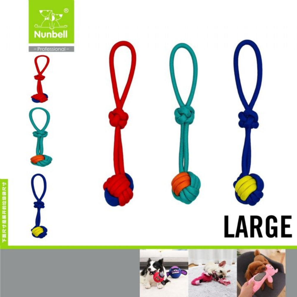 Nunbell Köpek Oyuncağı Diş İpi Düğümlü Büyük