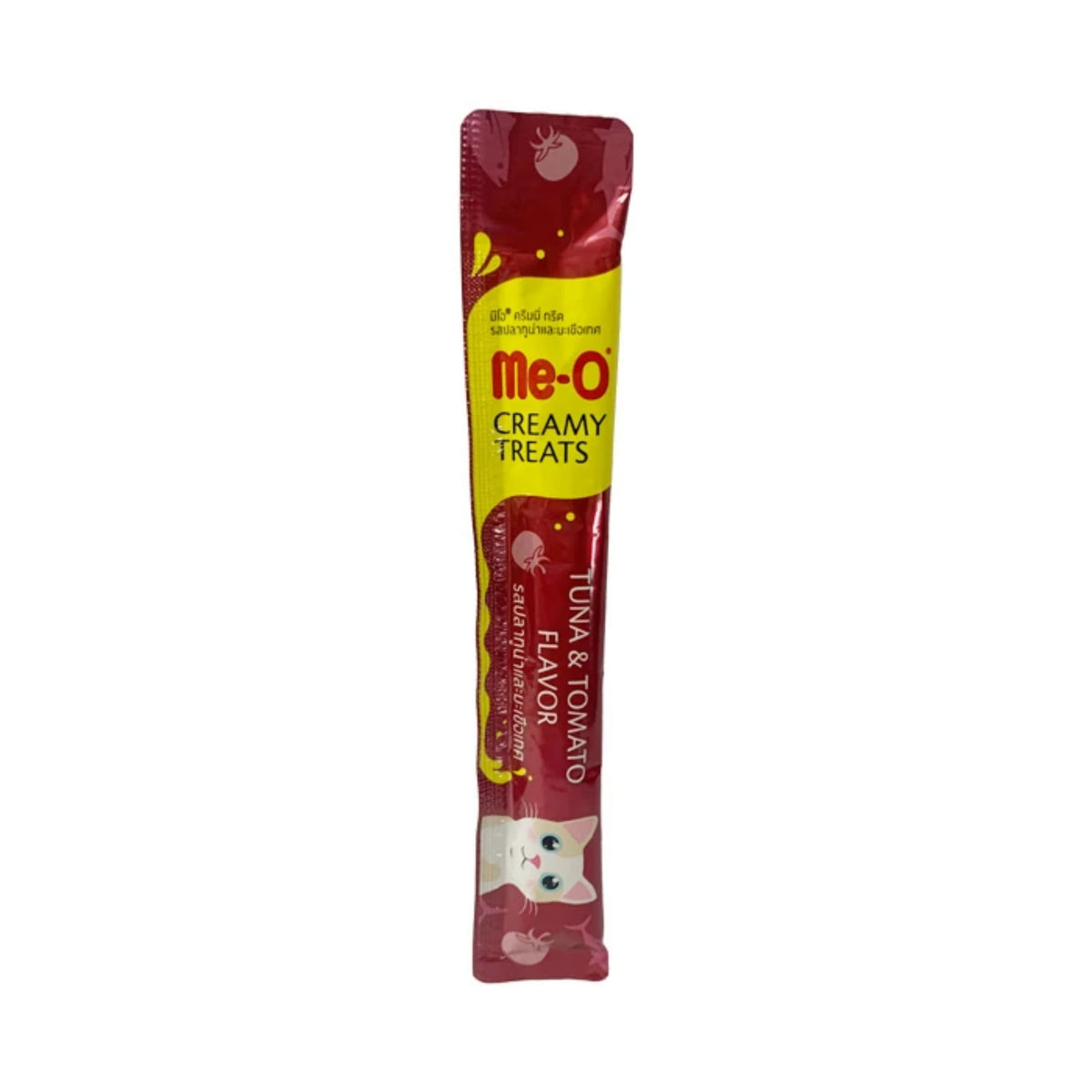 Me-O Creamy Treats Ton Balıklı Ve Domatesli Sıvı Kedi Ödülü 15gr