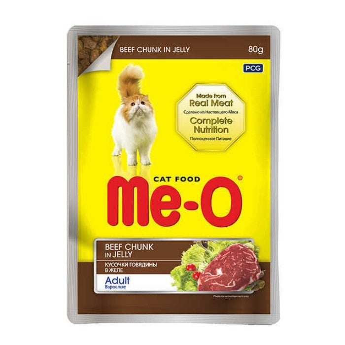 Me-O Jole İçinde Dana Etli Yetişkin Kedi Pouch 80gr