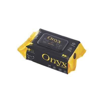 M-PETS Onyx Limon Kokulu Kedi Ve Köpekler İçin Temizleme Mendili 80Li