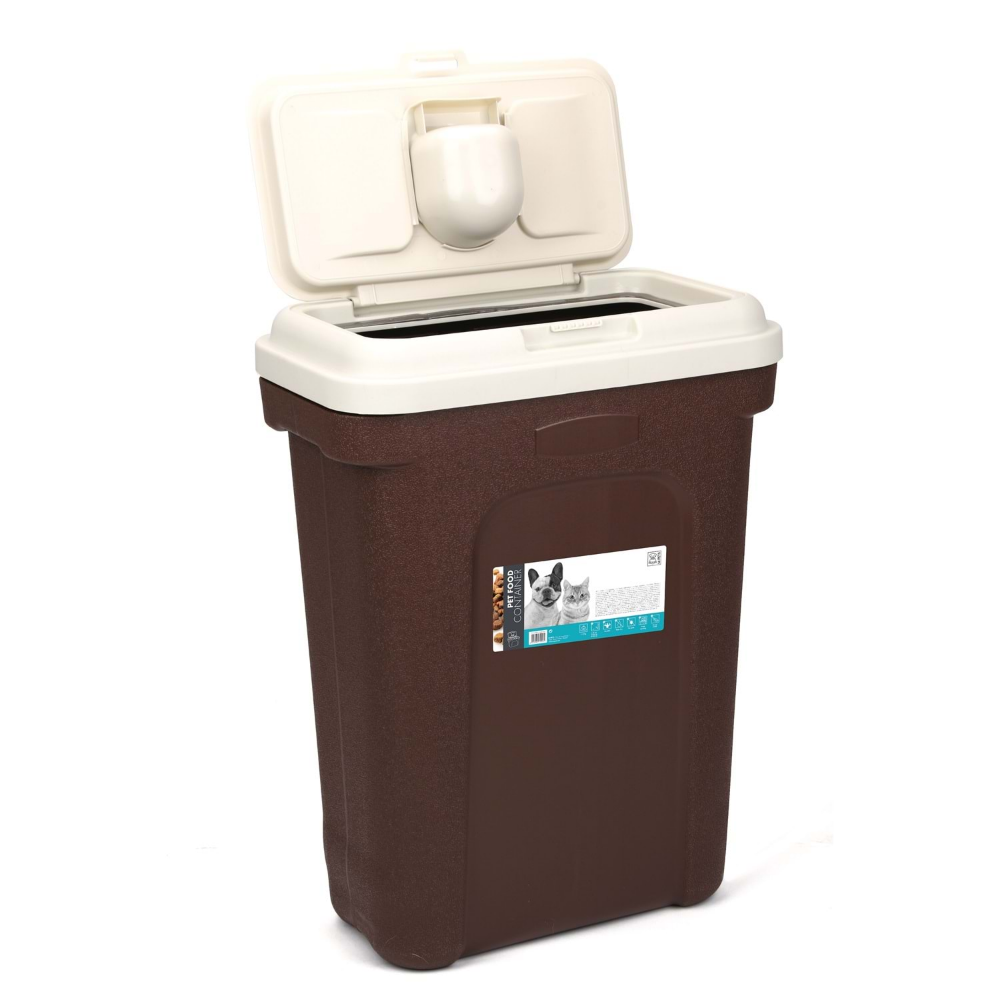 M-PETS Contaıner Mama Saklama Kovası 11,8Kg Brown
