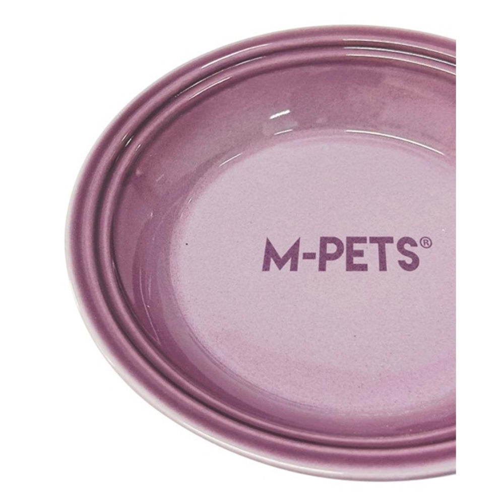 M-Pets Petjoy Flatty Seramik Mama Kabı Purple 500ml