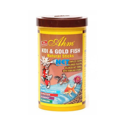 Ahm Koi & Gold Fish Natural Sticks Balık Yemi 1000ml