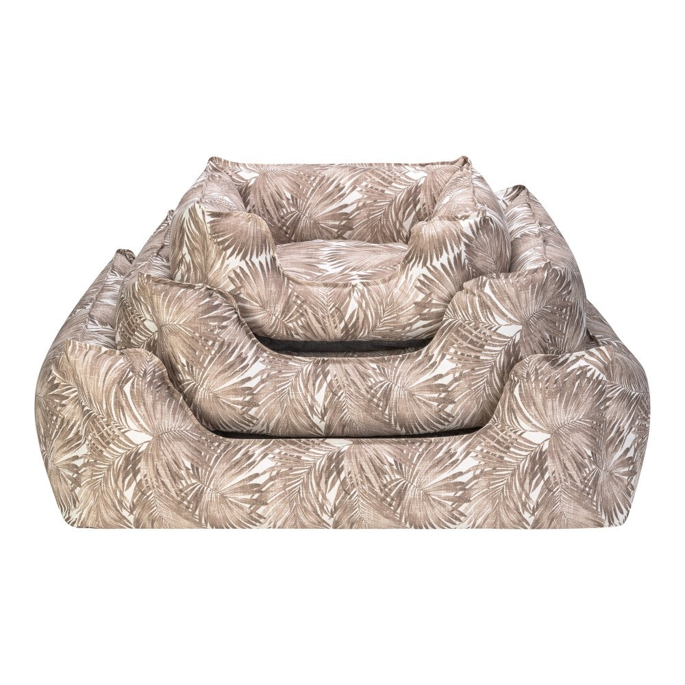 Pet Comfort Alpha Açık Kahverengi- Beyaz Köpek Yatağı M 80x65cm