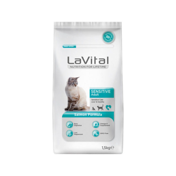 Lavital Somon Balıklı 1.5 Kg Yetişkin Kuru Kedi Maması