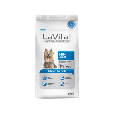 LaVital Küçük Irk Yetişkin Kuru Köpek Maması (Mini Adult) Somonlu 1,5KG