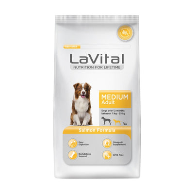 Lavıtal Dog Medium Adult Salmon 3 Kg