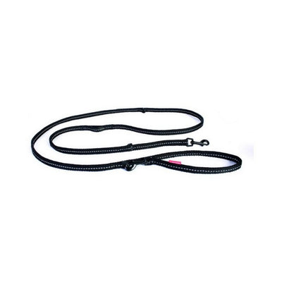 EzyDog Leash Varıo 6 25mm 6" Black 15,25cm Snapclıp