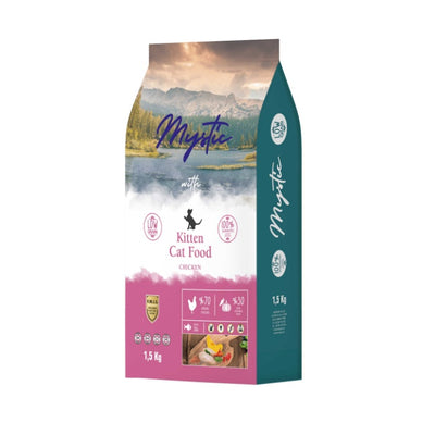 Mystic Az Tahıllı Tavuklu 1.5 Kg Yavru Kuru Kedi Maması